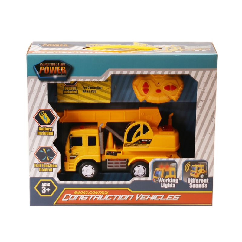 OEM rc construction vehicles Crane Truck Toy 1：18  (2)