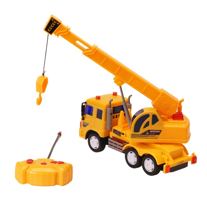 OEM rc machin konstriksyon Crane Truck Toy 1:18 (3)